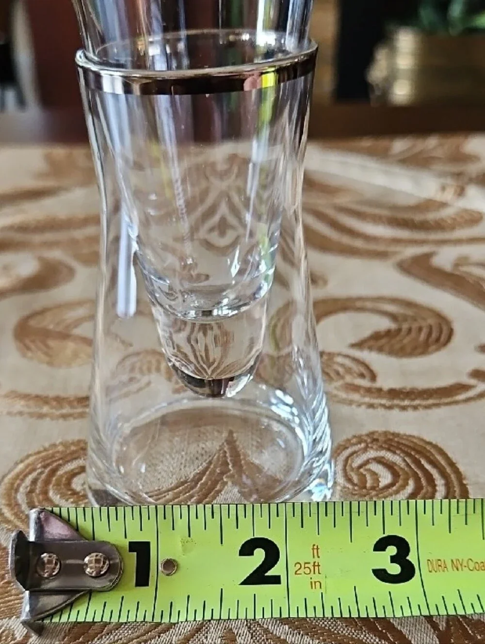 VTG Ercuis Saint Hilaire Cercle Silver Plated Vodka Chiller Shot Glass French